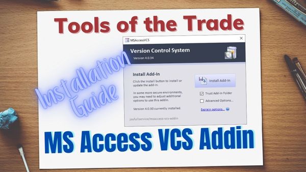 Installing the Access Version Control Add-in: Step-by-Step