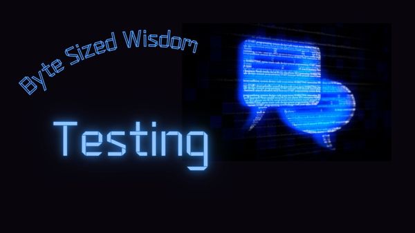 Byte-Sized Wisdom: Testing