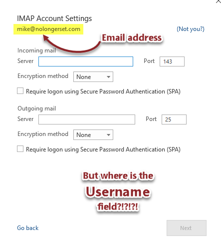 Configuring a Send-Only Email Address in Outlook 2019