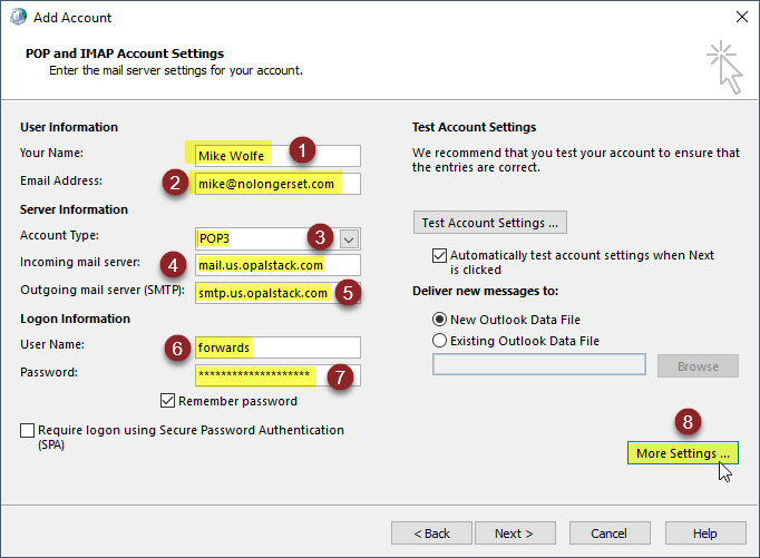 Configuring a Send-Only Email Address in Outlook 2019