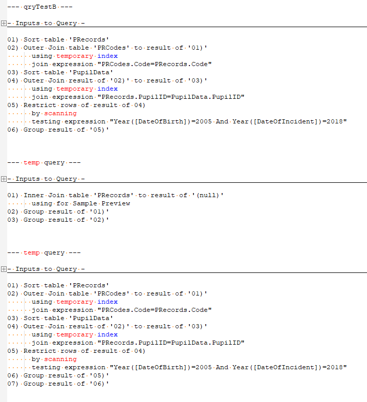 Signal vs. Noise: ShowPlan.out Edition