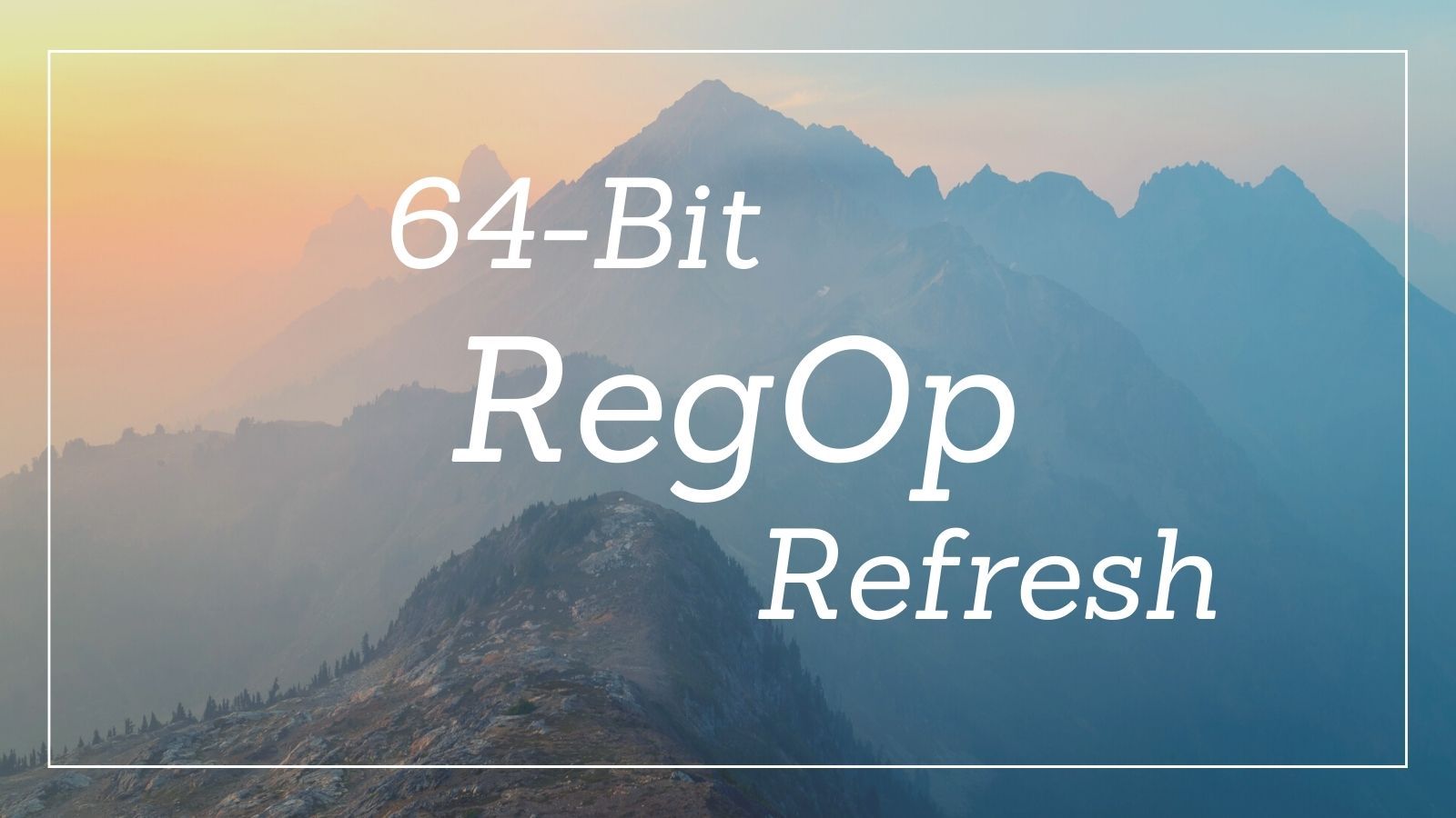 RegOp Class for 64-bit VBA