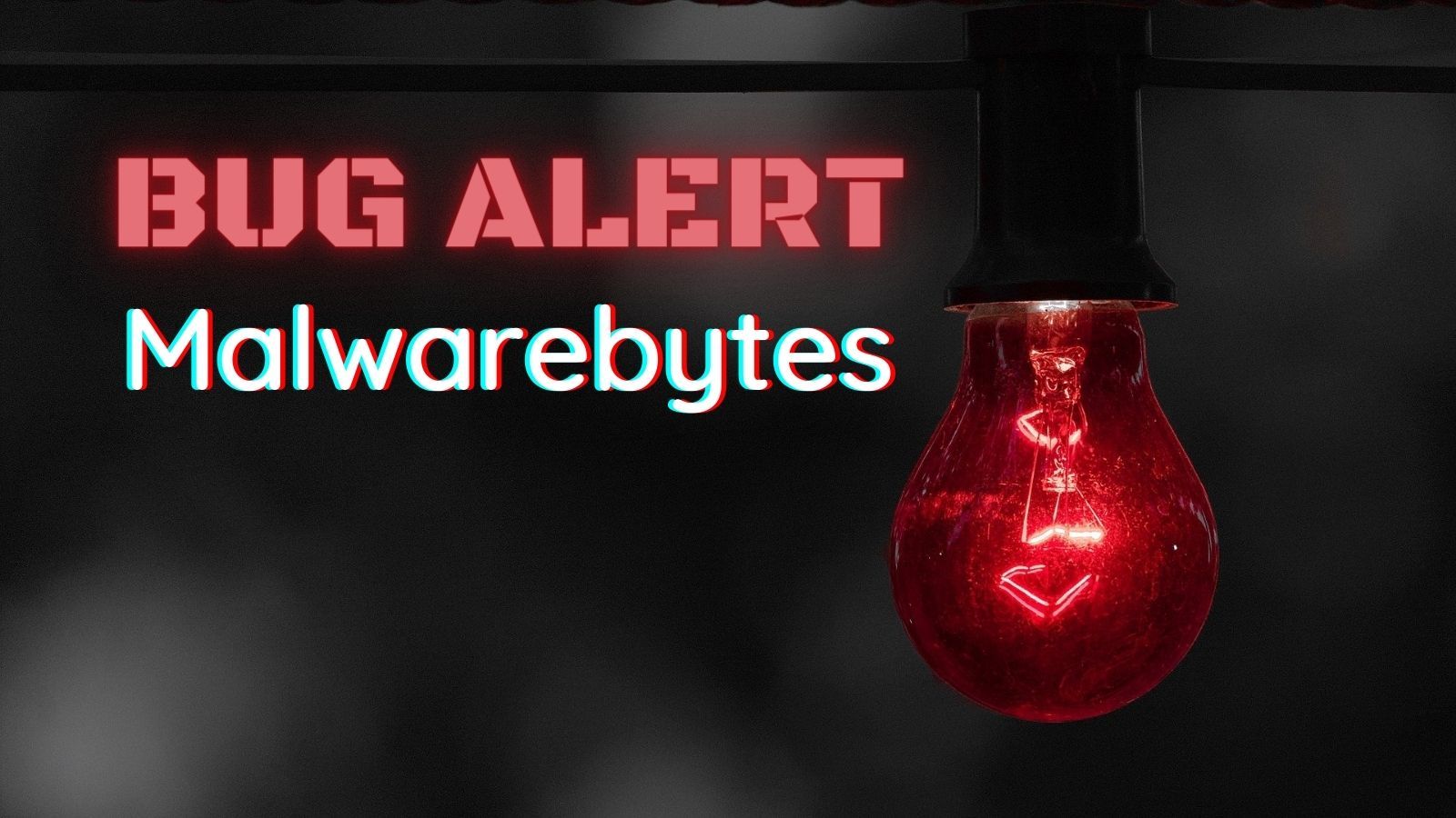 Bug Alert: Malwarebytes