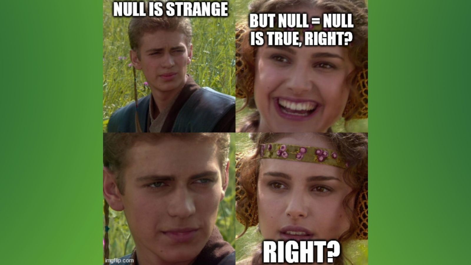 The Strange Behavior of Null