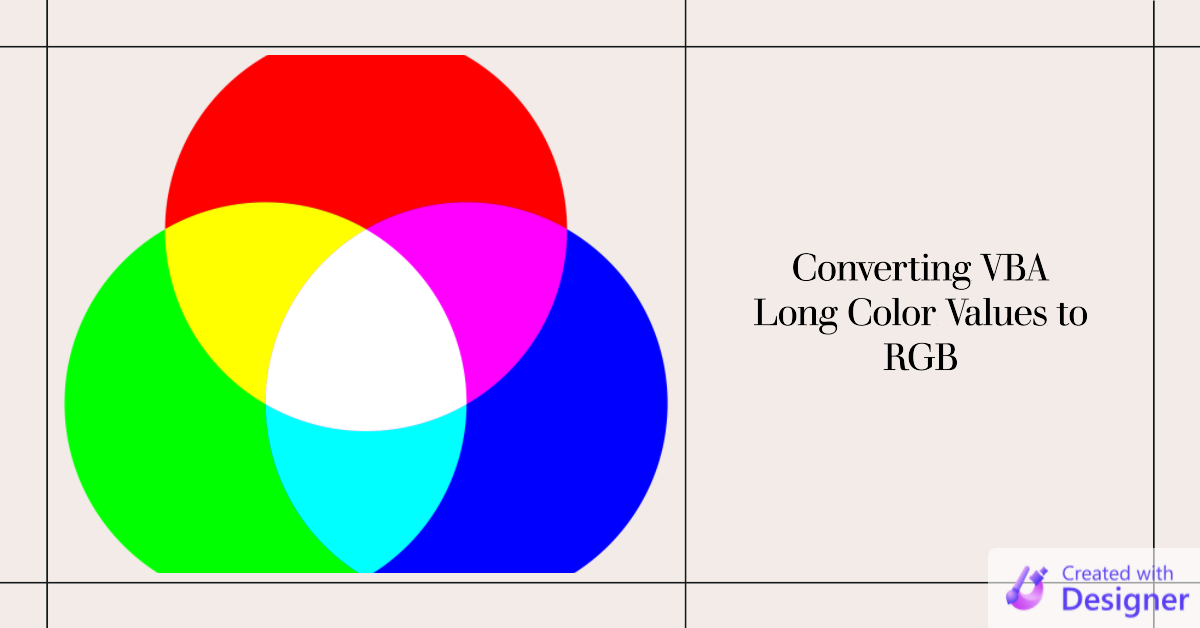 Converting VBA Long Color Values to RGB