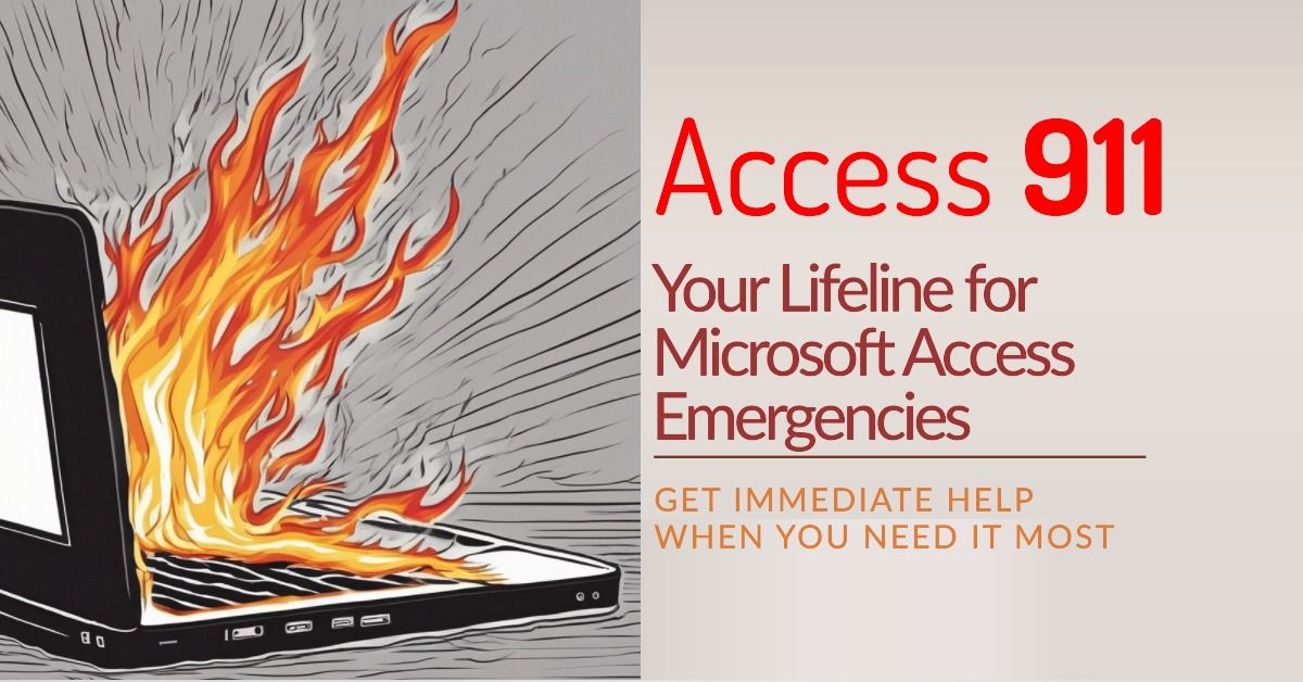 Access 911: Your Lifeline for Microsoft Access Emergencies