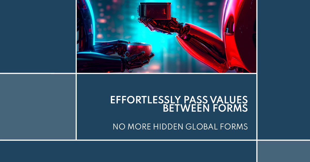 Pass Values Between Forms in Access Without Using a Hidden Global Form