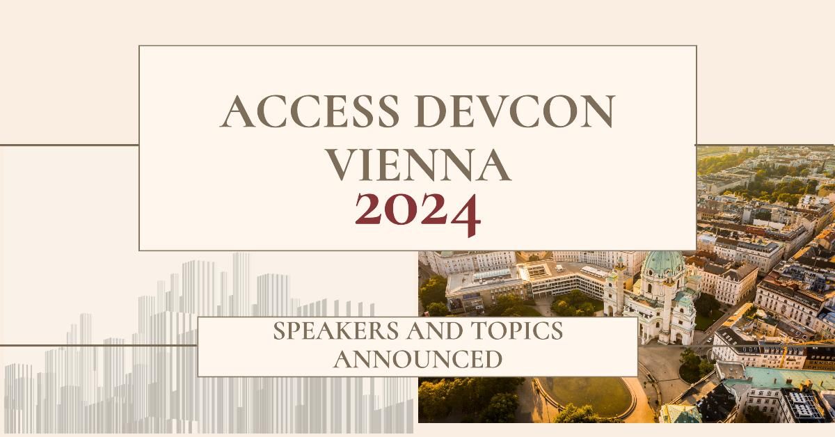 Final Lineup Announced for Access DevCon Vienna 2024