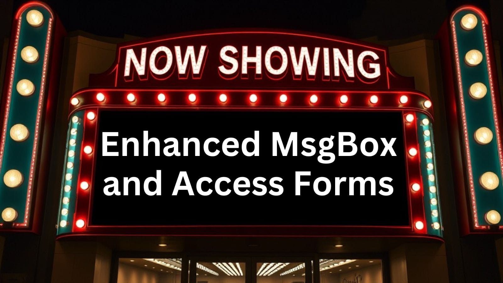 Enhanced MsgBox and Forms with Olaf Nöhring and André Minhorst