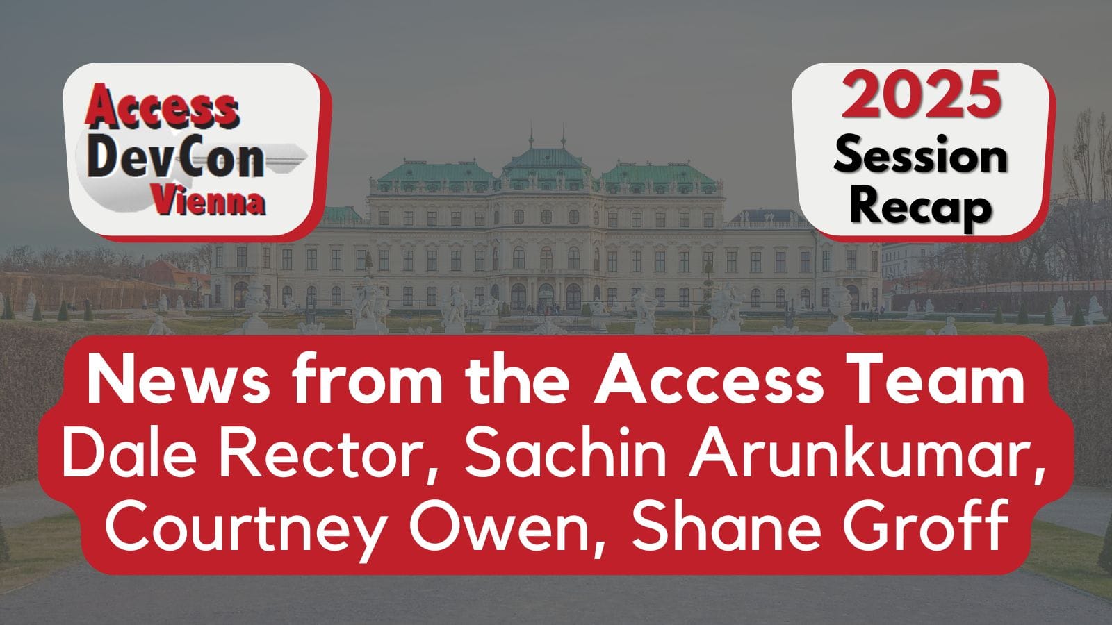News from the Access Team with Microsoft