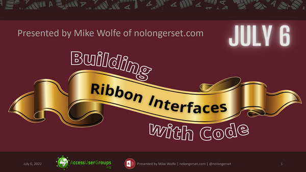 Building Ribbons in Code