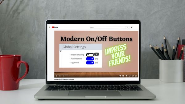 VIDEO: Modern On Off Buttons in Access