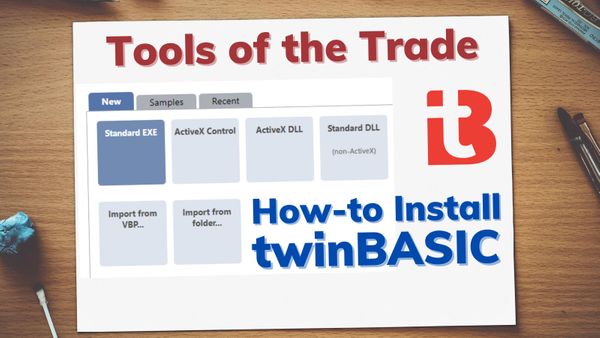 HOW TO: Install twinBASIC
