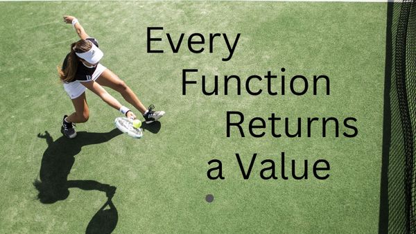 Every Function in VBA Returns a Value