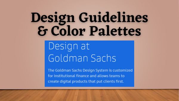 Accessible Design Resources from Goldman Sachs