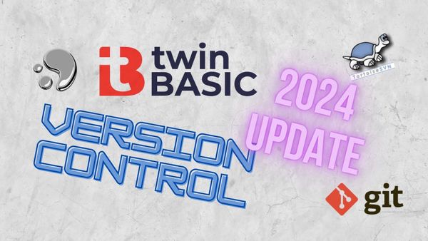 Version Control with twinBASIC in 2024