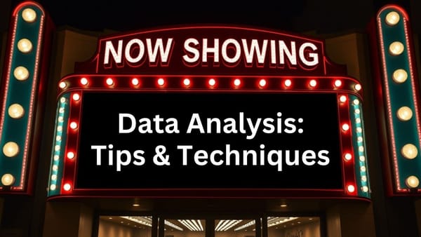 Data Analysis Tips and Techniques with Luke Chung