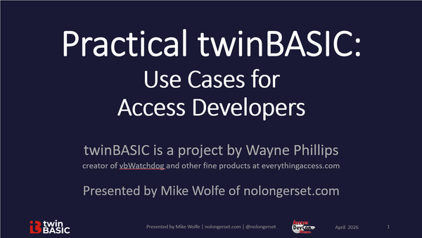 Practical twinBASIC: DevCon 2026